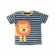 FRUGI T-shirt manches courtes appliqué lion