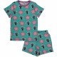 Pyjama d'été en coton bio GOTS Maxomorra - motif cerisier