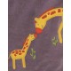 Pyjama bébé en coton bio Frugi, motif Girafe