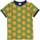 T-shirt manches courtes en coton bio Maxomorra, motif Lion
