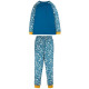 Pyjama manches longues en coton biologique Frugi, motif arc-en-ciel