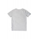T-shirt manches courtes en coton biologique Frugi, motif "j'ai 8 ans" circuit de VTT