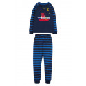 Pyjama manches longues en coton biologique Frugi, motif bateau