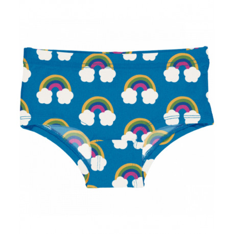 Culotte en coton biologiqe Maxomorra, motif arc-en-ciel