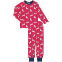 Pyjama manches longues en coton biologique Maxomorra, motif licorne