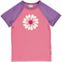 T-shirt manches courtes en coton biologique Maxomorra, motif fleurs