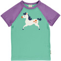 T-shirt manches courtes en coton biologique Maxomorra, motif cheval