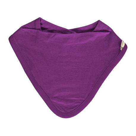 Bavoir bébé en coton biologique Maxomorra, violet