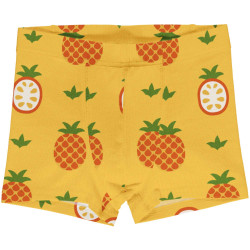 Slip boxer en coton biologique Maxomorra, motif ananas