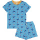 Pyjama d'été en coton biologique Maxomorra, motif dauphin