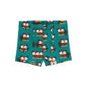 Boxer en coton biologique Maxomorra, motif hibou