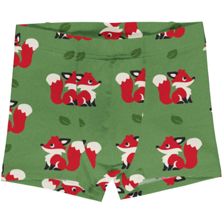 Boxer en coton biologique Maxomorra, motif renard