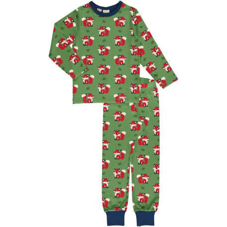 Pyjama enfant manches longues motif renard Maxomorra