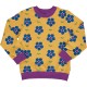 Sweat doublé en coton biologique Maxomorra, motif fleur