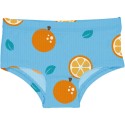 Culotte en coton biologique Maxomorra, motif orange