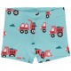 Boxer en coton biologique Maxomorra, motif camion à benne