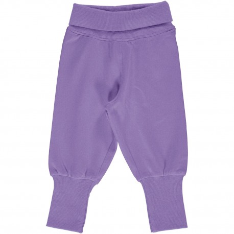 Sarouel en coton biologique Maxomorra, violet