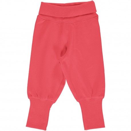 Sarouel en coton biologique Maxomorra, rouge