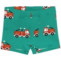 Boxer en coton biologique Maxomorra, motif camion de pompiers