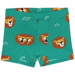 Boxer en coton biologique Maxomorra, motif lion