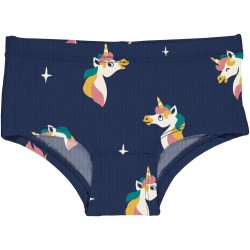 Culotte en coton biologique Maxomorra, motif licorne