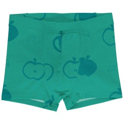 Boxer en coton biologique Maxomorra, motif pomme
