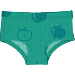 Culotte en coton biologique Maxomorra, motif pomme verte