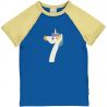 T-shirt en coton biologique Maxomorra, motif 7 ans licorne