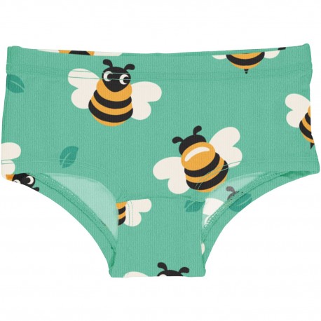 Culotte en coton biologique Maxomorra, motif abeille 2026