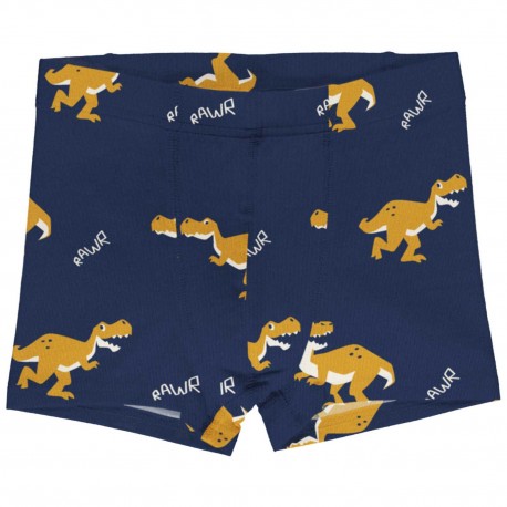 Boxer en coton biologique Maxomorra, motif T-rex