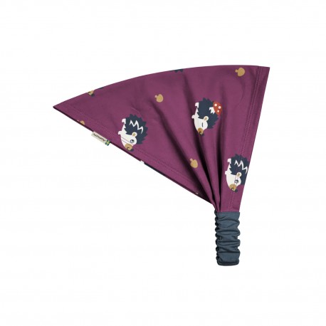 Bandana en coton biologique Maxomorra, motif hérisson