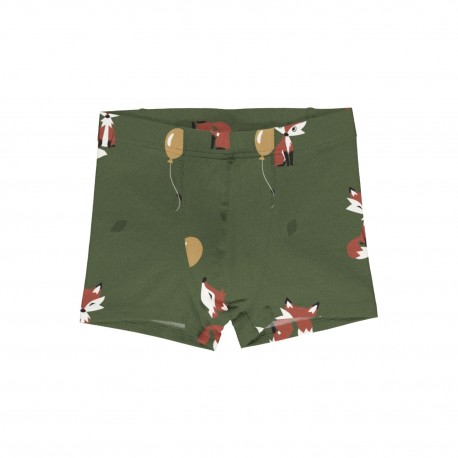 Boxer en coton biologique Maxomorra, motif renard 2026