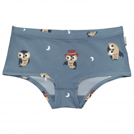 Culotte adulte en coton biologique Maxomorra, motif hibou